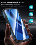 for Google Pixel 10a Case with 2-Pack HD Tempered Glass Screen Protector, Compat