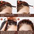 2 Pack Clip Headband for Twisty Bangs, 90s Hair Accessories for Women with 8 Min