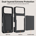 17 Pro Case Wallet,Built-In Card Holder, Heavy Duty Protective Dual Layer Shockp