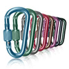 Pack Carabiner, 2 inch D-Ring Locking Carabiner Clip, Snap Hook Sport Accessor