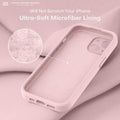 Designed For Iphone 14 Case, Premium Silicone With [Soft Anti-Scratch Microfiber