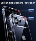17 Pro Case Clear [Not-Yellowing] [Military-Grade Drop Protection] Shockproof Pr
