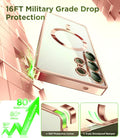 Samsung Galaxy S26 Ultra Case With Magnetic(2026).Phone Cover Clear Back Plating