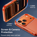 Iphone 17 Pro Case With Built-In Invisible Kickstand,[2*Screen Protector] Milita