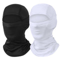 Balaclava White Ski Mask 2 Pack Full Face Mask for Men Shiesty Ski Mask Women Mo