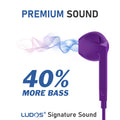 Wired Earbuds in-Ear Headphones, 5 Year Warranty, Earphones with Microphon