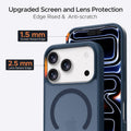 Iphone 17 Pro Case, Stronger Magnetic [Military Grade Drop Protection] Transluce