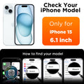 15 Case, Liquid Silicone Case, Full Body Shockproof Protective Cover [Soft Micro