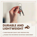 Set (Pack of 2) - Best Stocking Stuffers - EDC Keychain - Portable R