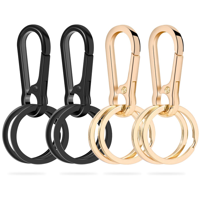 Metal Keychain Clip Hook Keychain Keyring Key Chain Ring Clip Holder for Ca