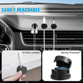 Cable Clips 6 Pack — 360° Rotatable Cord Organizer Adhesive Wire Management for