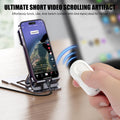 Ring For Tiktok With Earbuds, Fingertip Remote Con