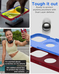 for iPhone 14/13 Case,Heavy Duty Drop Protection Full Body Rugged Shockproof/Dro