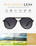 Aviator Sunglasses Womens Mens Big Frame Retro Trendy Vintage 70s Styl