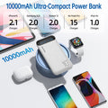 Portable Charger Slim External Battery Pack With 2 Usb 2.4A Outputs And