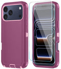 With Iphone 17 Pro Max Case With Hd Screen Protector, [2 In 1 ] Heavy Duty Prote