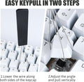 Keycap Remover, Switch Puller Set with Precision Tweezers and Cle