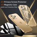 Case For Iphone 13 Pro Max With 2 Privacy Screen Protector [ Magsafe],Non-Yellow