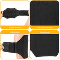 Leg Straps, Black Leg Phone Holder, Adjustable Cellphone Leg-Band For Women And