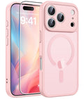 Iphone 17 Pro-Max Case: [ Magsafe] Translucent Matte Cases With [Full Camera Pro