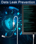 Data Blocker Adapter 3-Pack,Charge Only Type-A Cable,Data Blocking Defender,