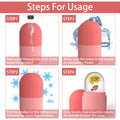 Roller Face Massager — Silicone Ice Mold for De-Puffing Eye Bags, Migraine Relie