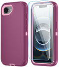 Case For Iphone 16E Case & Iphone 17E Case With Hd Screen Protector, Heavy Duty