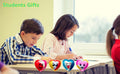 packs Bulk heart expression Mini Pop Fidget Backpack Key Chain，boy and Little