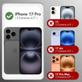 For Iphone 17 Pro Case, Magsafe, [Screen Protector + Camera Lens Protector], Liq