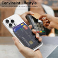 Wallet Clear Compatible with Magsafe Wallet, Slim Thin Translucen