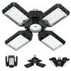 Garage Light,150W Deformable Garage Ceiling Lights,15000Lm, 4 Adjustable Panels,
