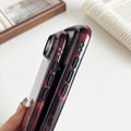 17 Pro Max Case, Chic Amber Tortoise Shell Brown Print Leopard, Soft Tpu And Har