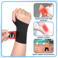 Wrist Brace Strap, Wrists Support for Carpal Tunnel Pain Relief, Ultra-Thin Elas