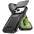 For Iphone 17 Pro Cases With Slide Camera Cover, Military Grade Non-Slip Heavy D