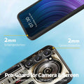 S23 5G Case - Dual Layer Hybrid with Built-in Dustproof Cap & Magnetic Car Mount
