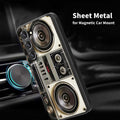 S23 5G Case - Dual Layer Hybrid with Built-in Dustproof Cap & Magnetic Car Mount