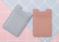 Card Wallet 2 Pack — Stick-On Leather Credit Card Holder Pocket for Back of Phon