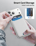 for MagSafe Wallet, 3 Cards Holder, Slim Magnetic Phone Wallet for iPhone 17/16/