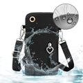 Crossbody Wallet Phone Bag, Nylon Cell Phone Purse, Travel Crossbody Bag C