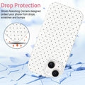iPhone 14 Case & iPhone 13 Case Cute Polka Dot Aesthetic Design Simple Cover