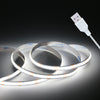 Strip Lights, 5V Usb Led Lighting Cob Short Led Strip Light White Flexible Not D