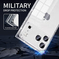 Compatible with iPhone 17 Pro Max Clear Case,Camera Protection,Reinforced C