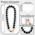 Marble Beaded Phone Wristlet Strap With Tether Tab – Hands-Free Bracelet Lanyard