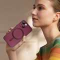 Case For Iphone 15 Phone Case For Women, Matte Luxury Soft Metallic Luster Desig