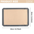 Baking Mat with Buckle — No-Leak Non-Stick Oven Liner with Snap-Lock Corners