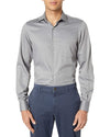 Van Heusen Mens Fitted Lux Sateen Solid Dress Shirt, Size Large