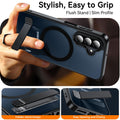 for Samsung Galaxy A17 5G Case with Stand, Magnetic Shockproof Phone Case Fit fo