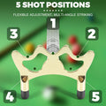Pool Bridge Stick, Professional Retractable Pool Cue Bridge with Removable Brass