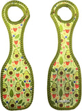 ArtOvida Fredriksson Avocado Designer Neoprene Luggage Tags, Set of 2 (New)