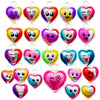 packs Bulk heart expression Mini Pop Fidget Backpack Key Chain，boy and Little